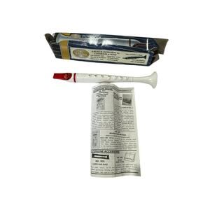 VTG Trophy Flutophone Recorder White Red USA Class Music w Box Fingering Chart